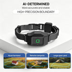 PawGuard PG860 GPS dog fence with app, black collar strap