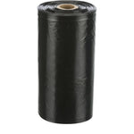 Roll of black Trixie dog dirt bags standing upright showing the core