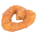 Trixie Denta Fun Heart with Chicken Breast dog chew, side view