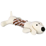 Trixie Dog with rope Plush Dog Toy 32cm various