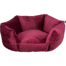 Natalya Round Bed Bordeaux 50cm - Valuepet.ie