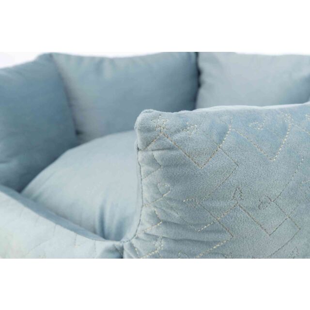 Natalya Round Pet Bed 50cm – Ice Blue - Valuepet.ie