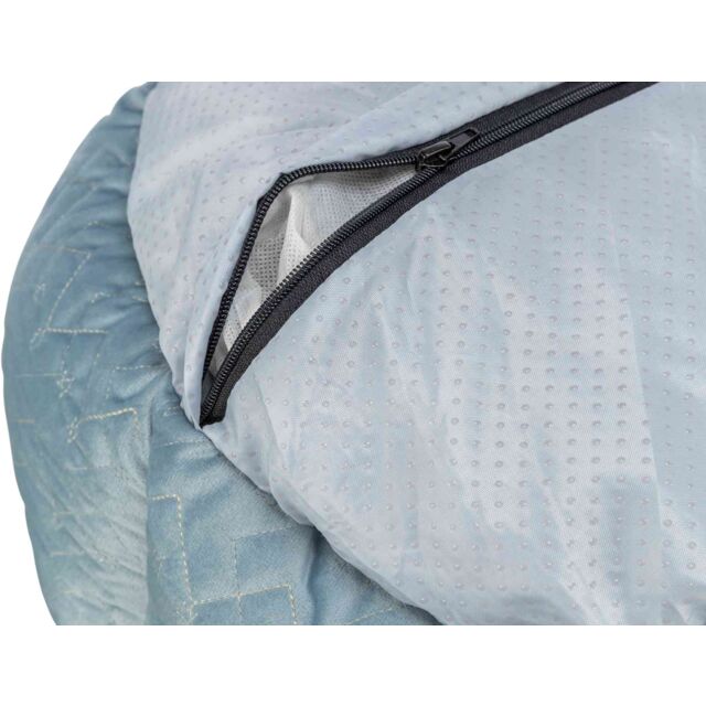 Natalya Round Pet Bed 50cm – Ice Blue - Valuepet.ie