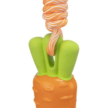 Carrot on a rope dog toy - Valuepet.ie