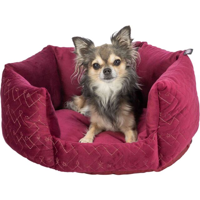 Natalya Round Bed Bordeaux 50cm - Valuepet.ie