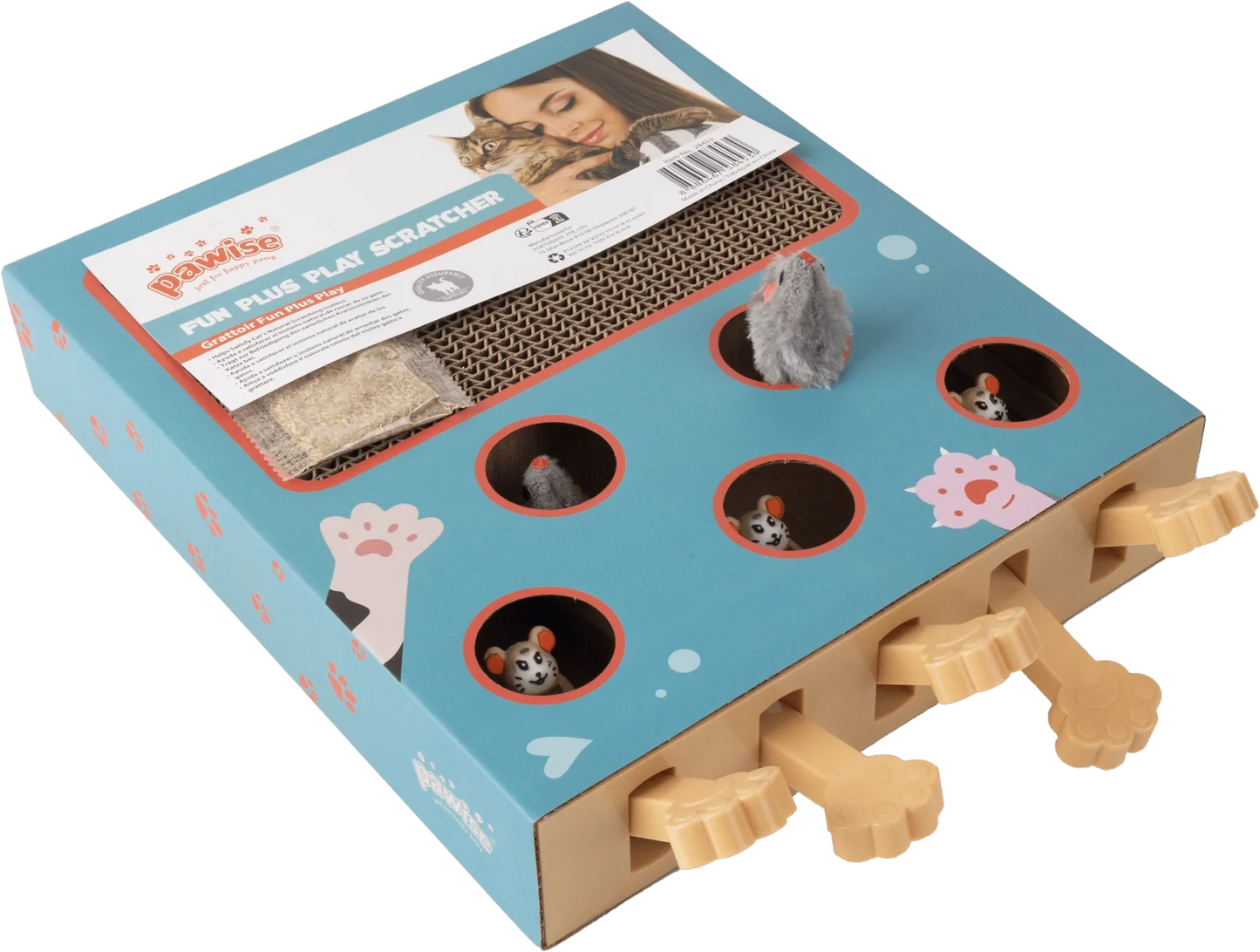 Pawise FUn Plus Play Scratcher - Valuepet.ie