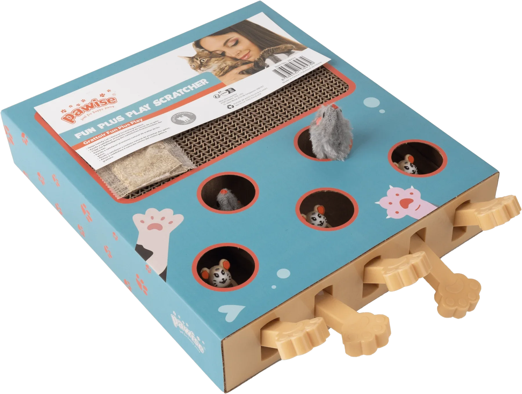 Pawise FUn Plus Play Scratcher - Valuepet.ie