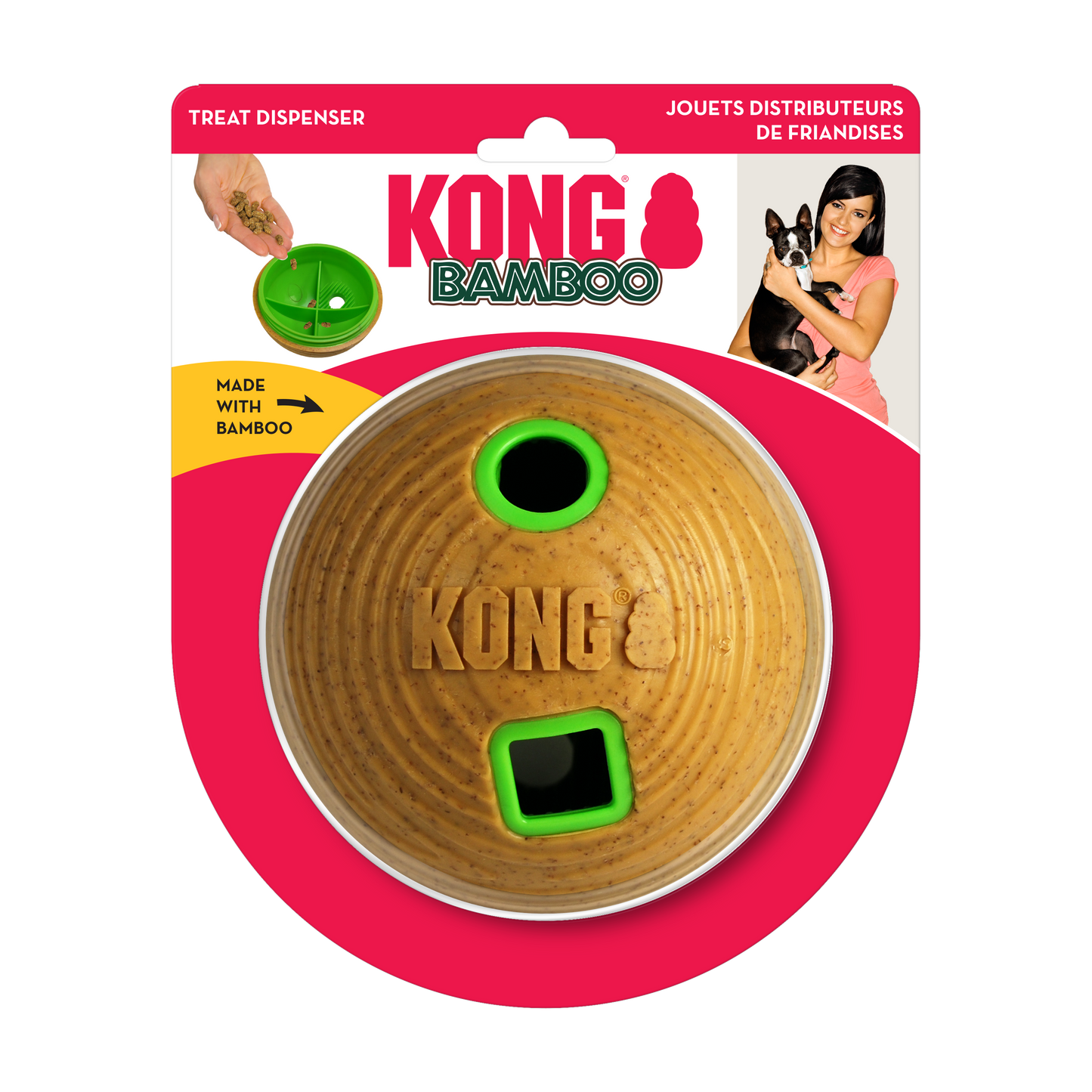KONG  Bamboo Feeder Ball Medium - Valuepet.ie