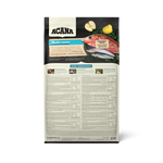 ACANA Highest Protein Pacifica Dog Food, back of bag with ingredients and nutrition information