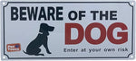 Pet Touch Beware of dog sign