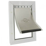 Dog flap with PetSafe logo on a white background
