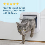 PetSafe Manual-Locking Cat Flap Brown