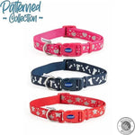 Pink Reflective HTS Adjustable Collar Pink, Black and Red