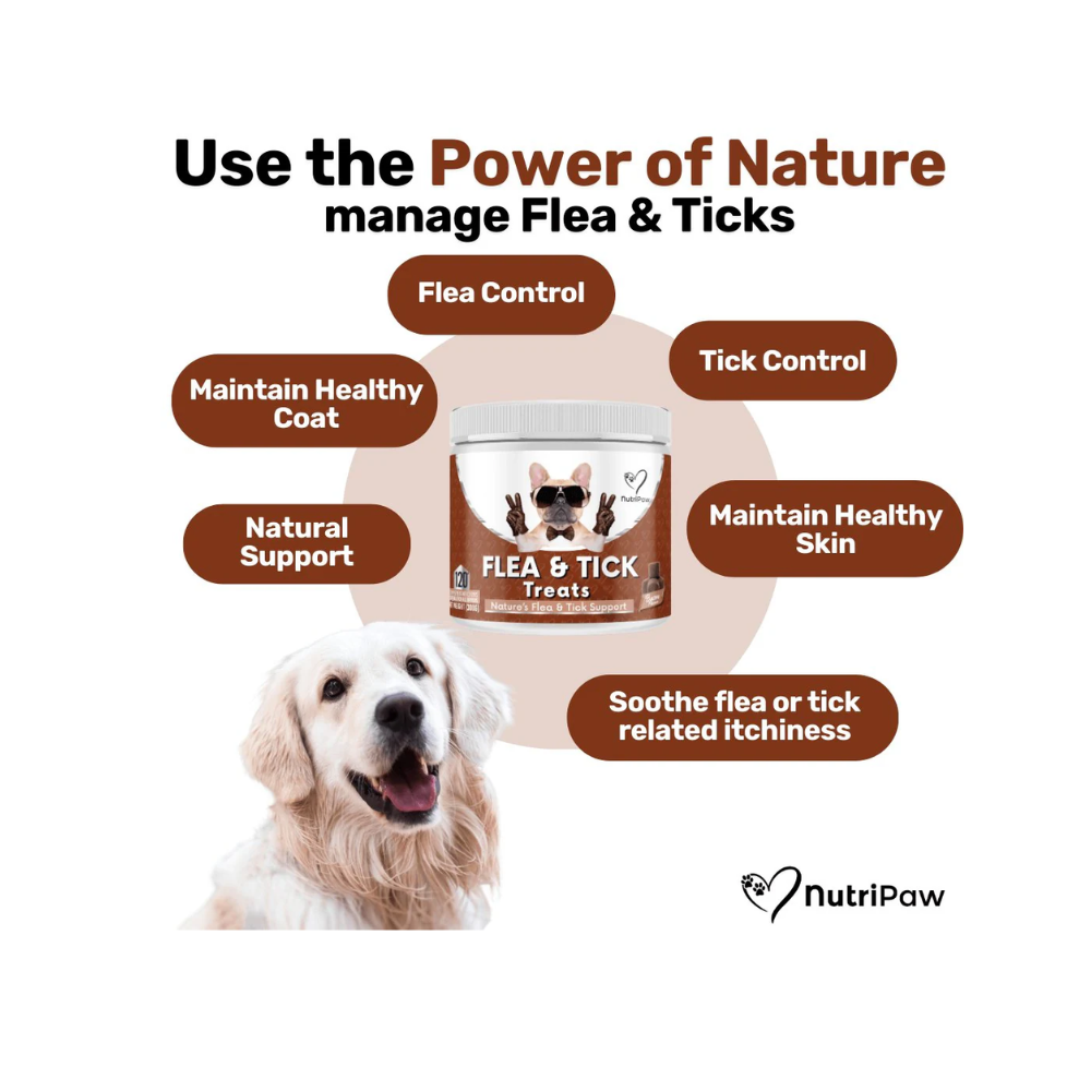 Nutripaw Flea and Tick Treats - Valuepet.ie