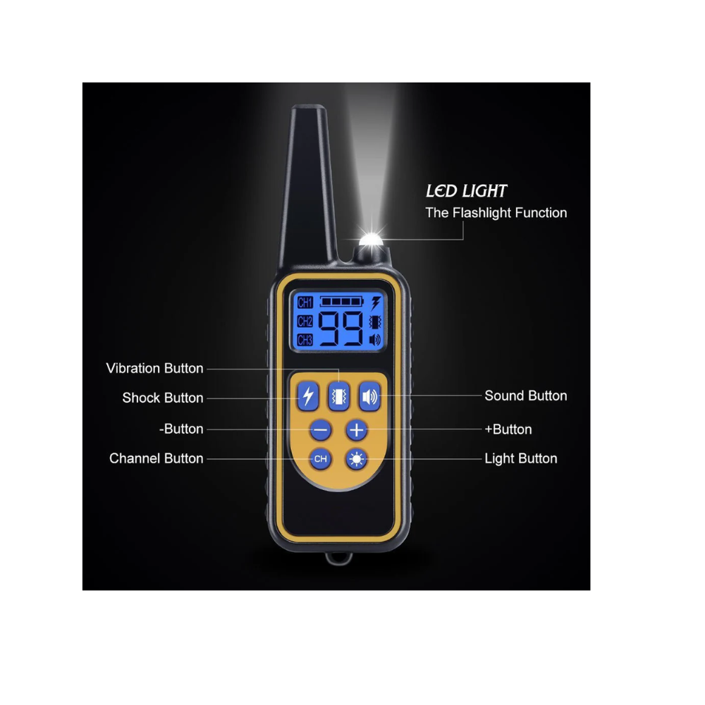 Pawguard Dog Training  Collar T776 Rechargeable, Long range