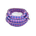Slumber Reversible Dog Bed – Pink & Blue - Valuepet.ie