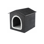 Livia Pet Cave for Cats and Dogs – Dark Grey - Valuepet.ie
