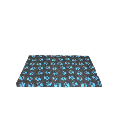 Profleece Pre-cut Pet Bedding 0.9 x 0.6m – Charcoal/Teal - Valuepet.ie