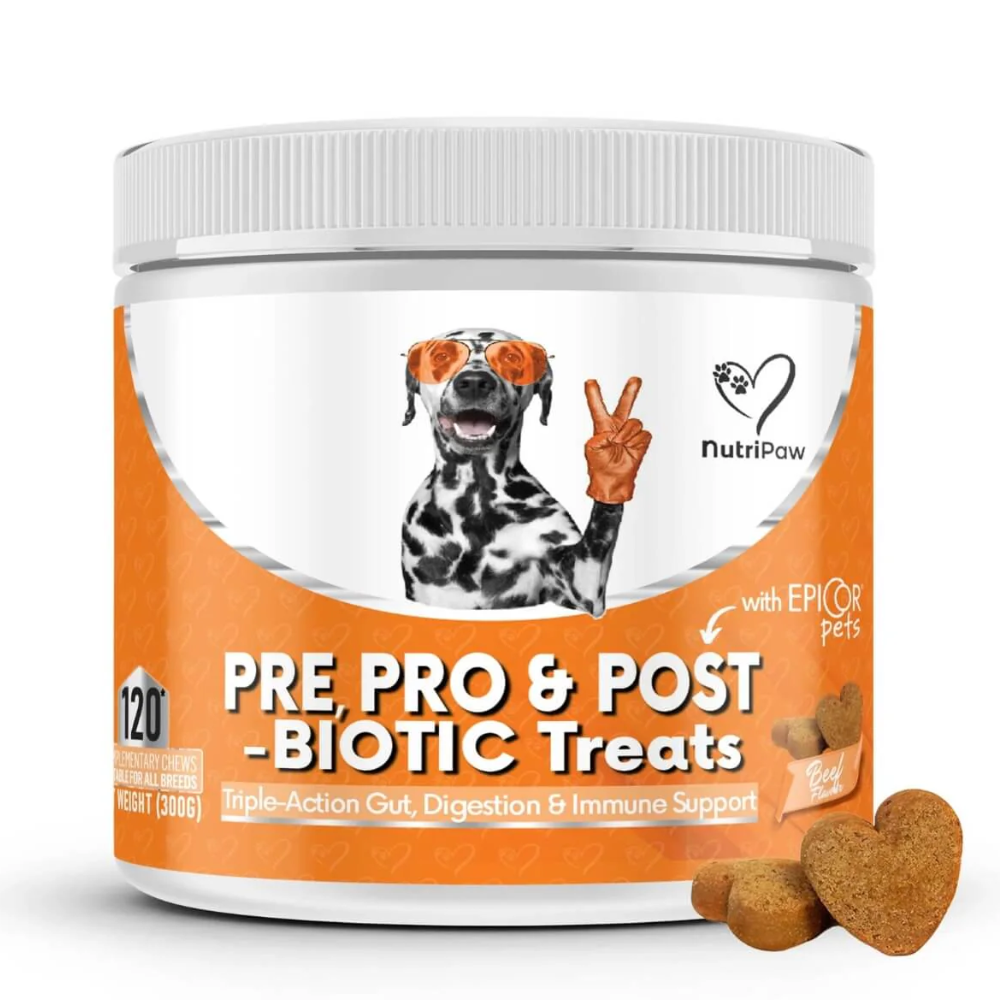 Nutripaw Pre, Pro and Post Biotic Treats for Gut, Immunity and Digestion - Valuepet.ie