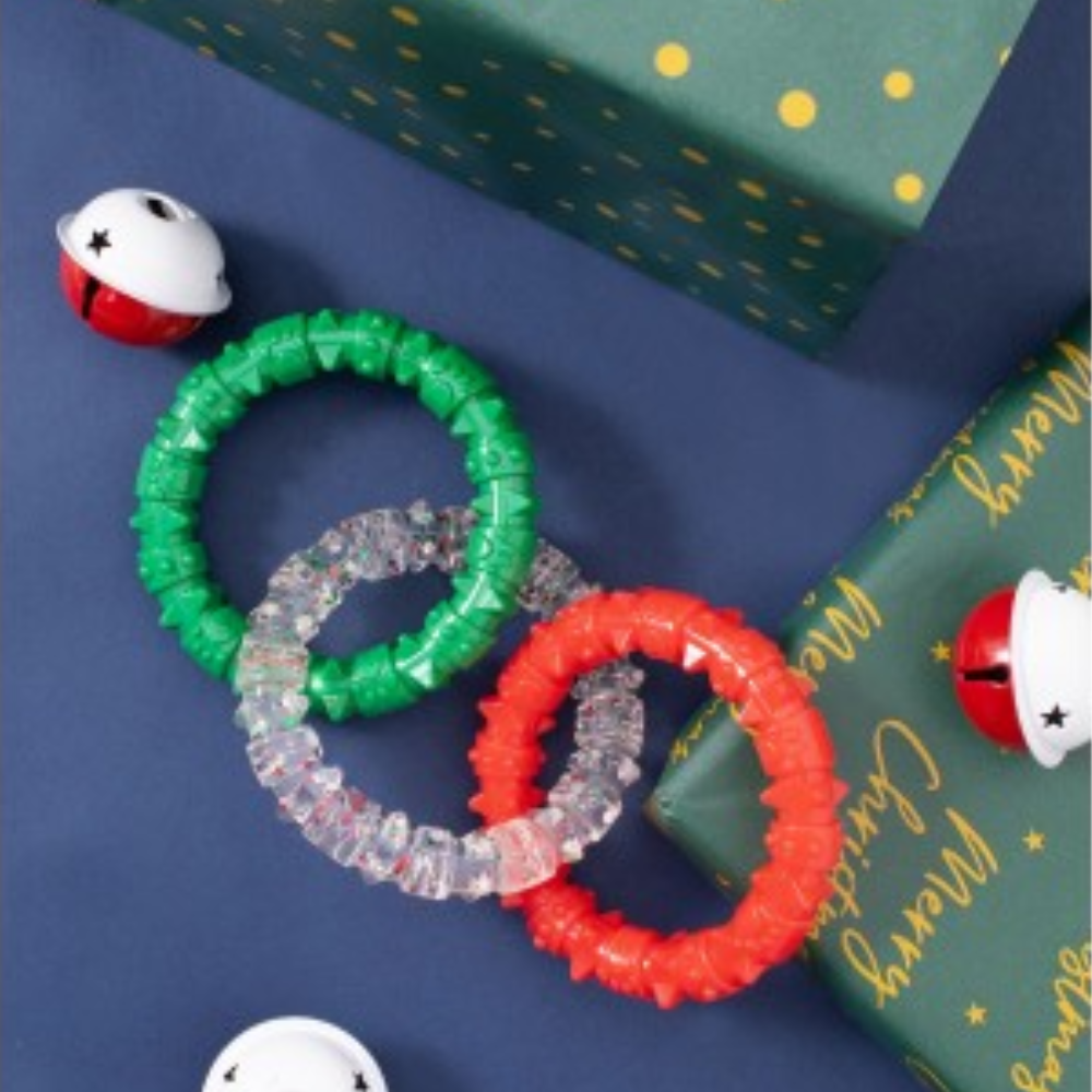 Christmas Rubber Ring Toy - 22cm - Valuepet.ie