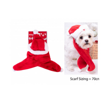 Christmas Santa Hat And Scarf For Dogs - Valuepet.ie