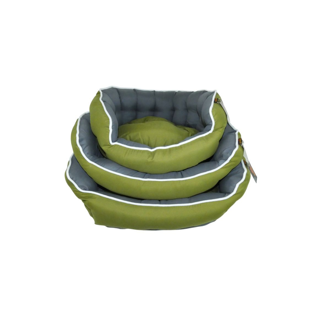 Snuggle Touch Reversible Dog Bed – Green - Valuepet.ie