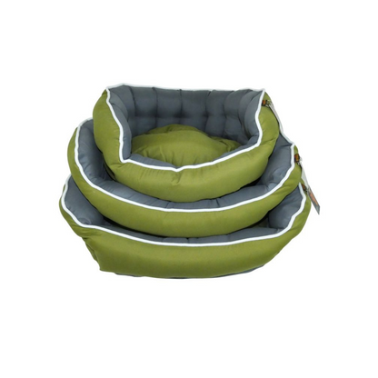 Snuggle Touch Reversible Dog Bed – Green - Valuepet.ie