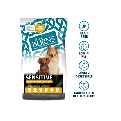 Burns Sensitive Grain Free Adults - Duck And Potato - Valuepet.ie