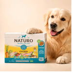 Naturo Adult Dog Chicken & Potato with Vegetables - Grain Free Dog Food | 400g Trays x 12