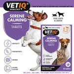 VetIQ Serene Calming Tablets for anxiety, fireworks, noise and home alone