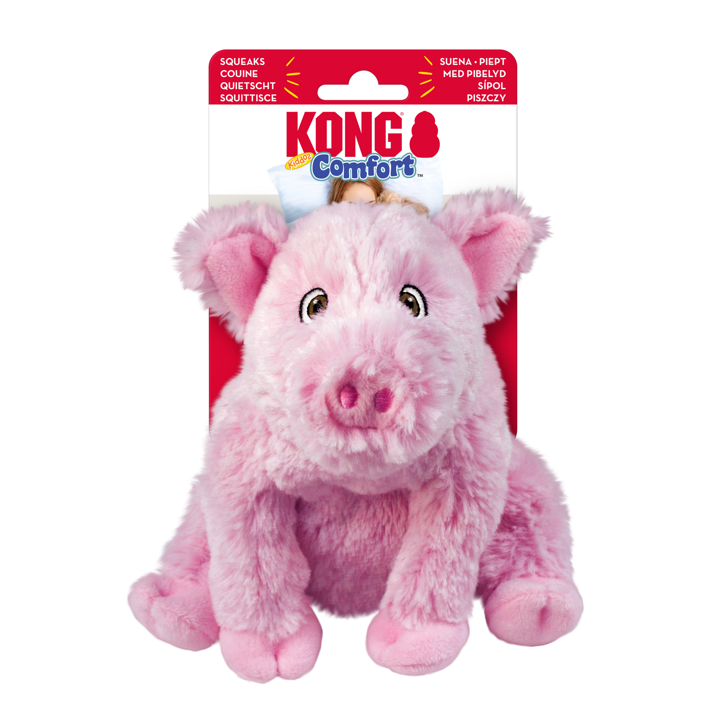KONG  Comfort Kiddos Pig Small - Valuepet.ie