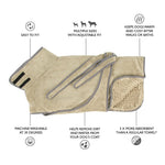 Scruffs Deluxe Drying Robe Khaki