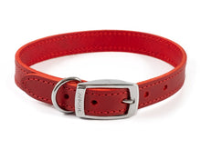 SEWN LINED COLLAR RED 14" S2