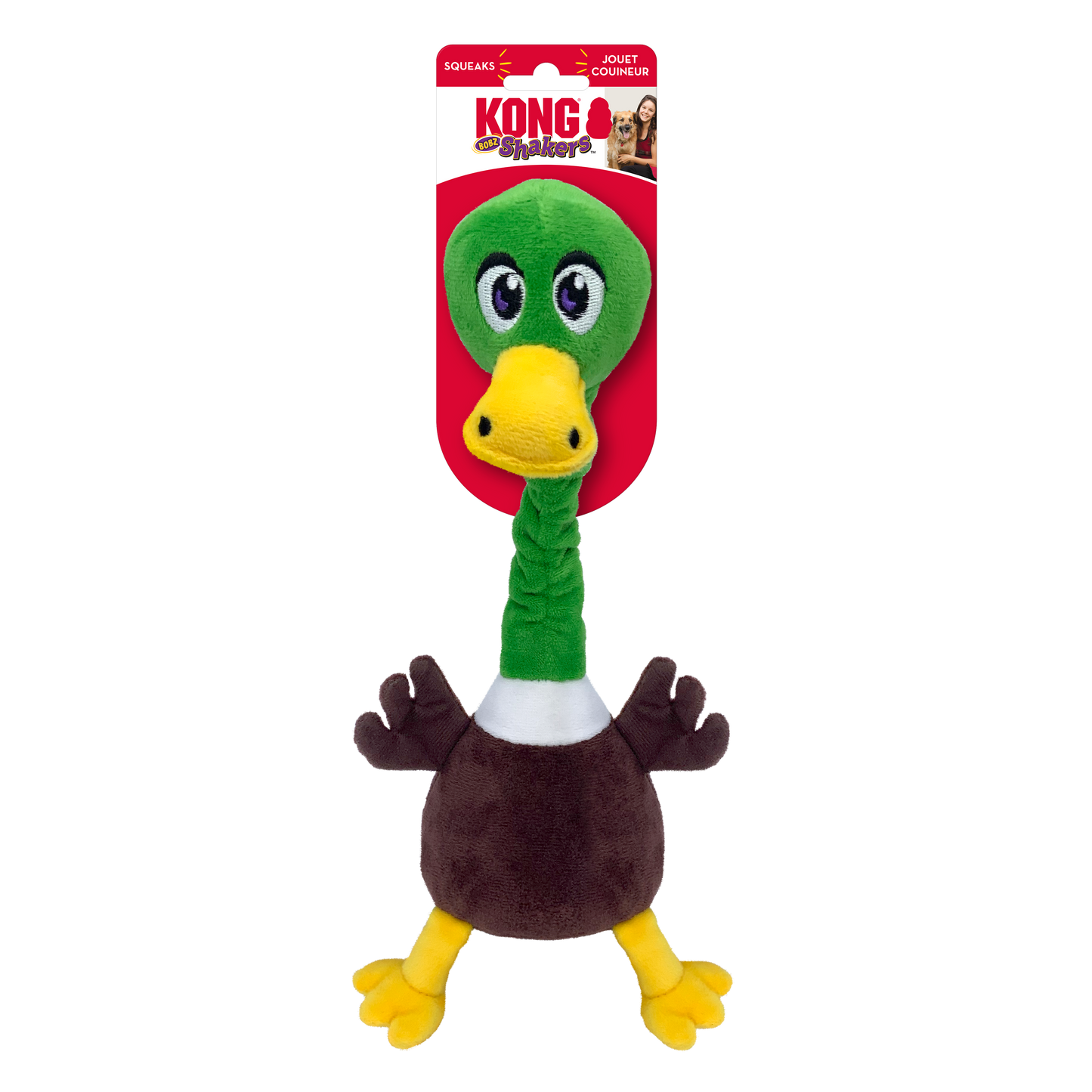 KONG  Shakers Bobz Mallard Medium - Valuepet.ie