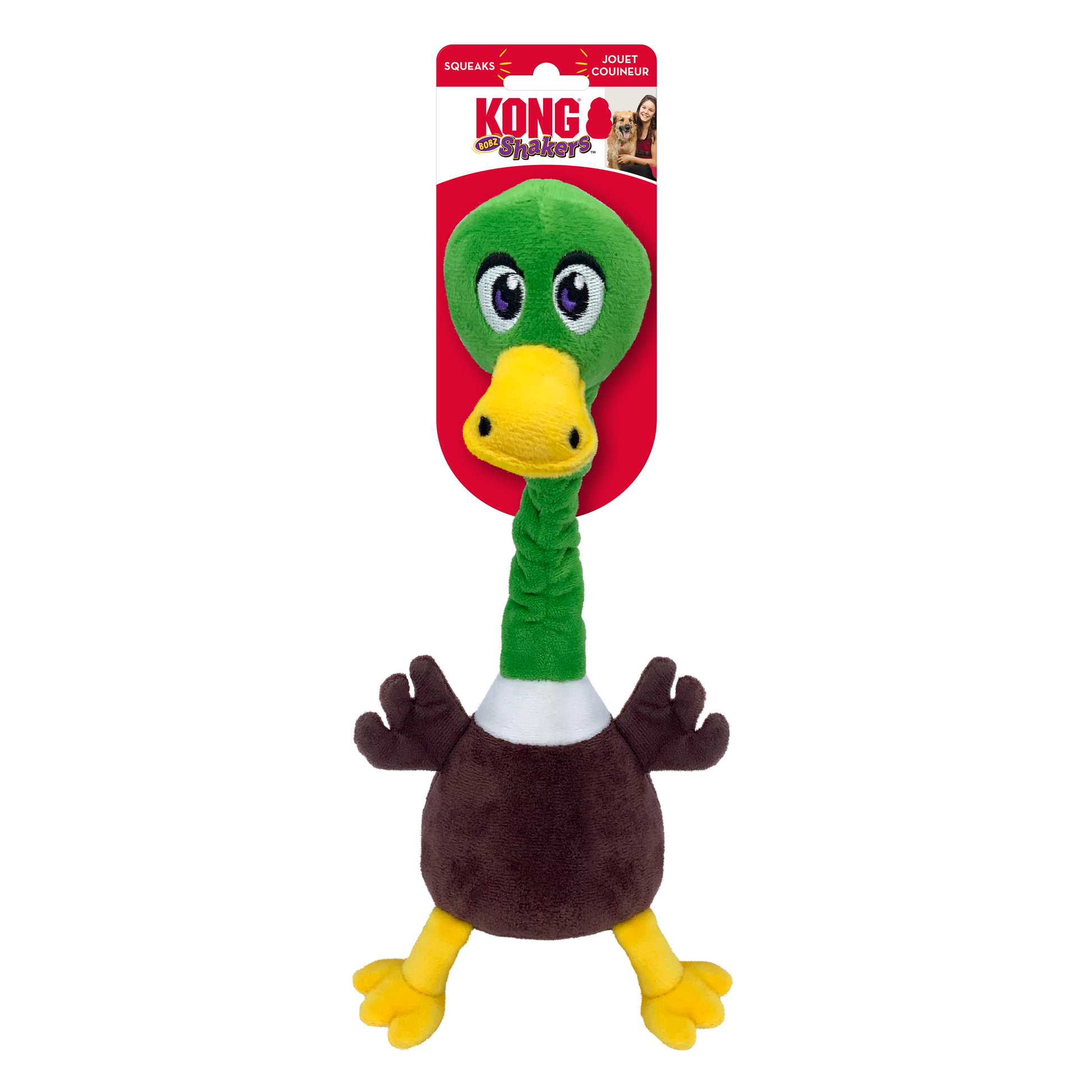 KONG  Shakers Bobz Mallard Medium - Valuepet.ie