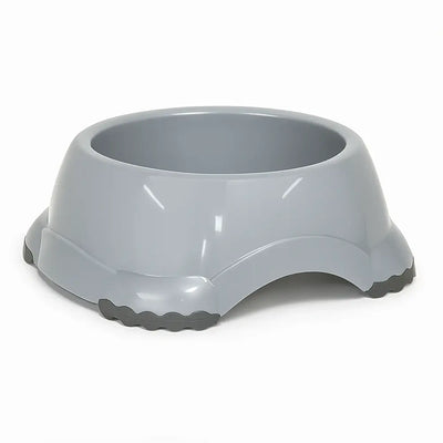Gray non-slip pet bowl