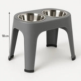 Savic Ergo Feeder Medium 18cm Grey