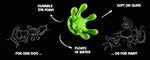 Kiwi Walker Mini Octopus Latex Dog Toy - PetWorld