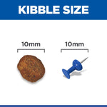 Hill's Science Plan Medium Puppy with Chicken kibble size graphic, 10mm kibble