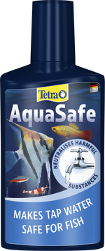 Tetra AquaSafe Water Conditioner 250ml bottle, front