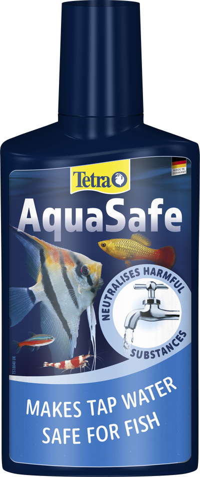Tetra AquaSafe Water Conditioner 250ml bottle, front