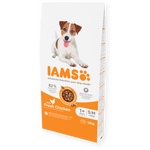 IAMS Adult Small & Medium Breed with Fresh Chicken 12kg bag, angled view