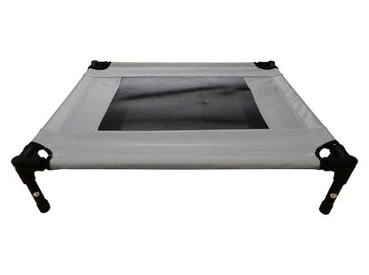 Pet Cot Raised Comfort Bed – Grey 76x62cm - Valuepet.ie