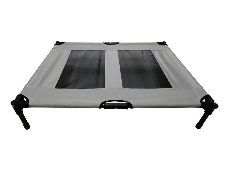 Pet Cot Raised Comfort Bed – Grey 91x76cm - Valuepet.ie