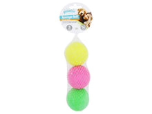 Pawise Sponge Ball 6cm Neon Colours 3pk - Valuepet.ie