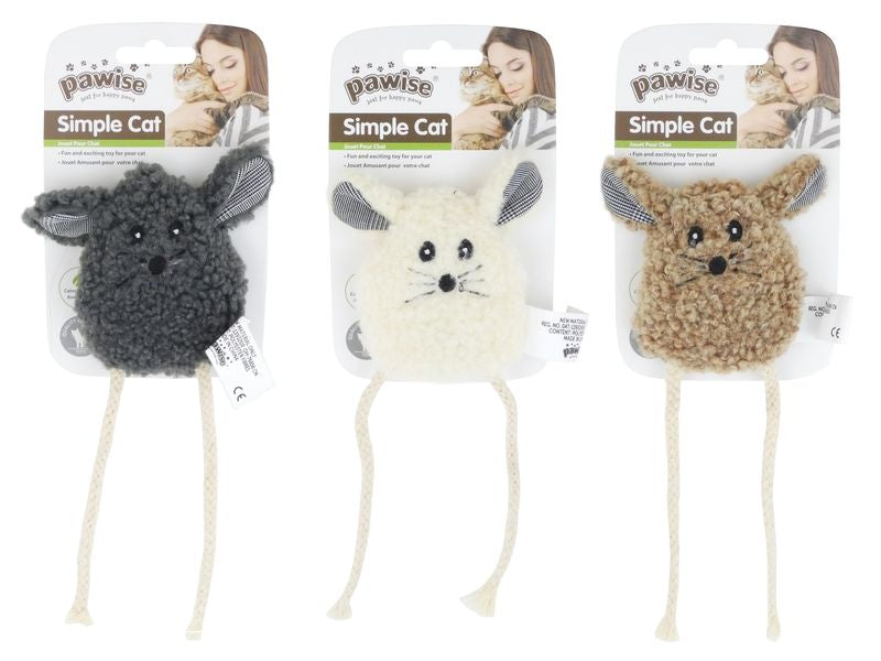 Pawise Simple Sheep Cat Toy - Valuepet.ie
