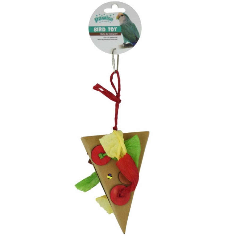 Pawise Pizza Box Bird Toy - Valuepet.ie