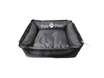 Waterproof Dog Bed Kool Lounger in Black - PetWorld