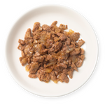 IAMS Land & Sea Collection wet cat food chunks in jelly served on a plate