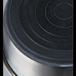 Rubber-base stainless bowl